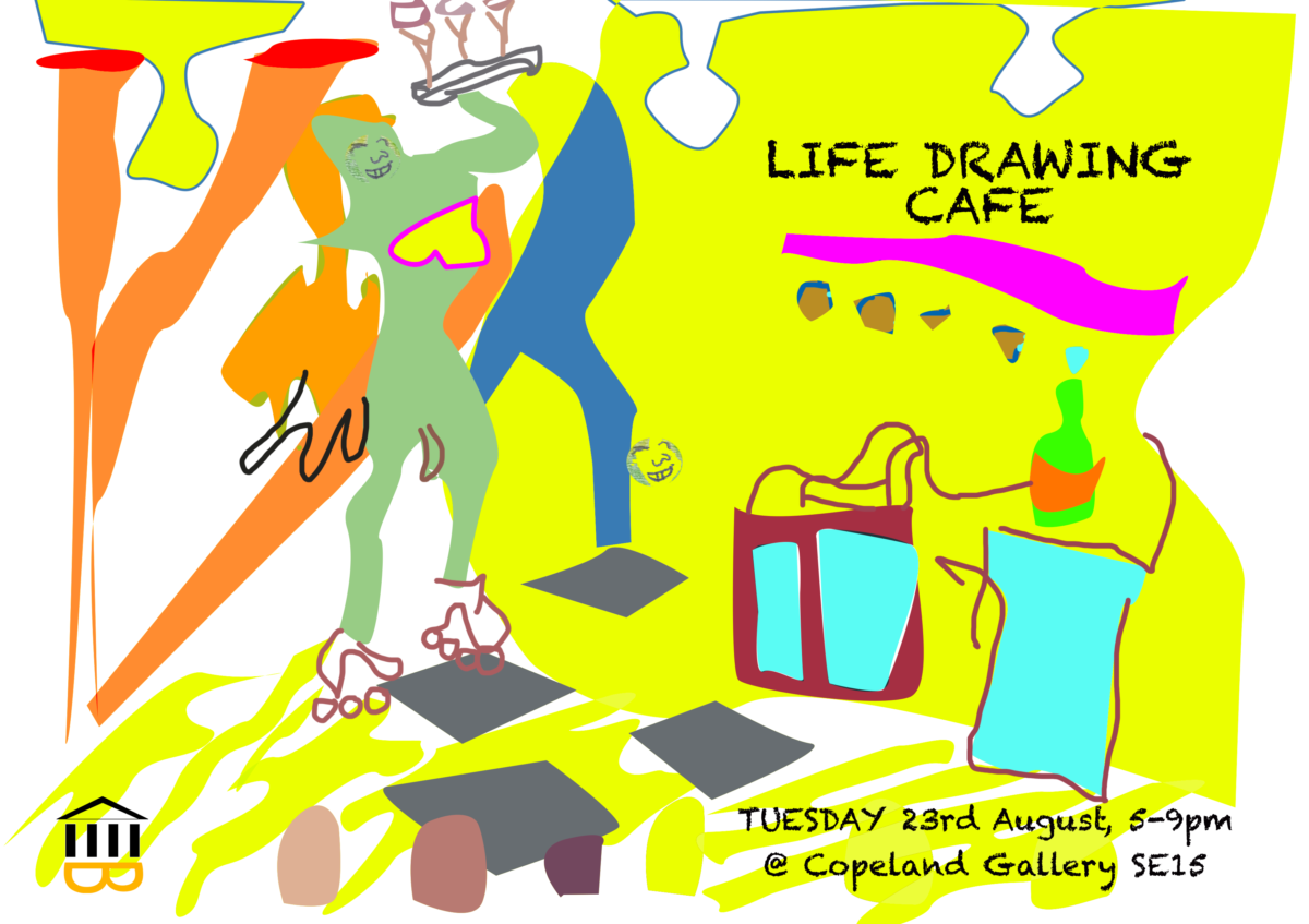 life drawing cafe image by miles coote